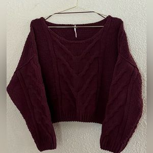 Free People Cable Knit size Medium